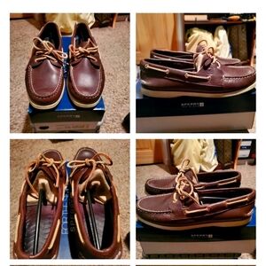 SPERRY TOPSIDER BROWN CLASSIC WOMANS LOAFER Size 91/2